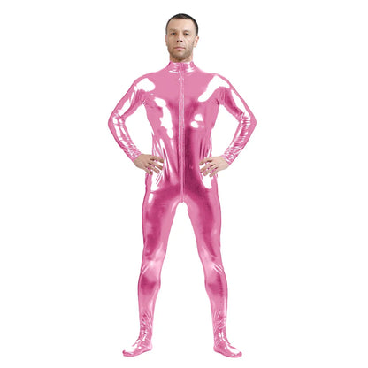 Traje zentai Queen Glitter (Pink)