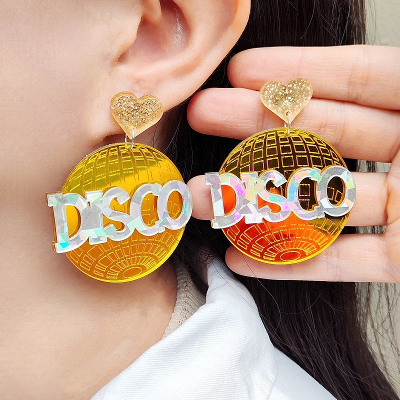 Pendientes de agujero Queen Disco