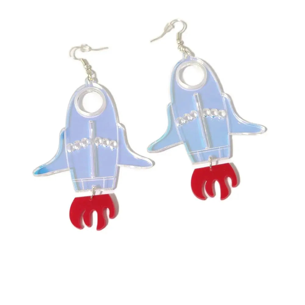 Pendientes de agujero Queen Rocket