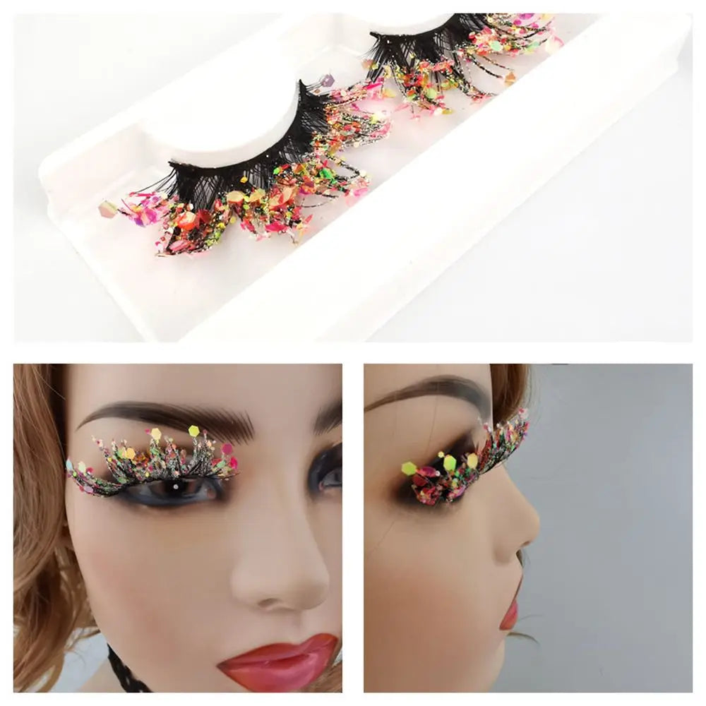 Pestañas postizas Queen Sequins (Melocotón)