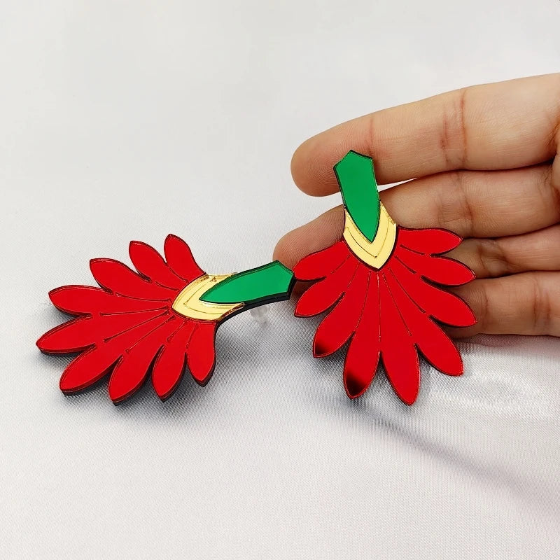 Pendientes de agujero Queen Flowers