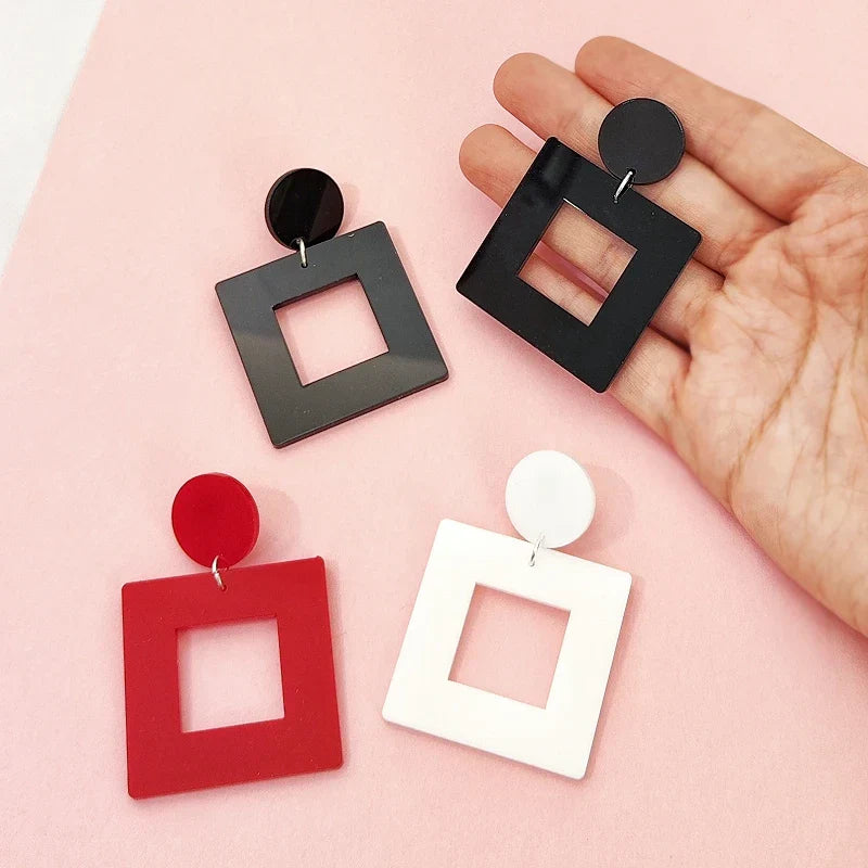 Pendientes de agujero Queen Square