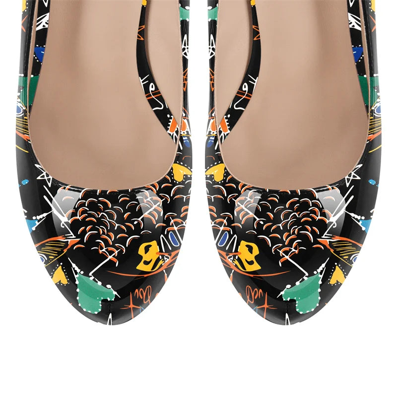 Zapatos Queen Graffiti (2 Colores)