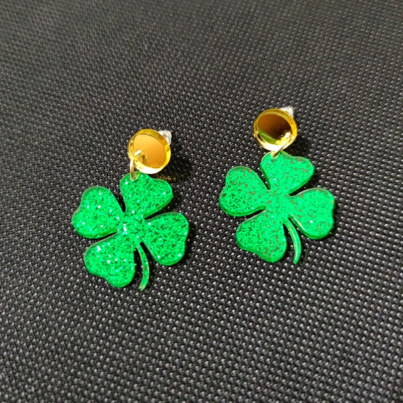 Pendientes de agujero Queen Clover