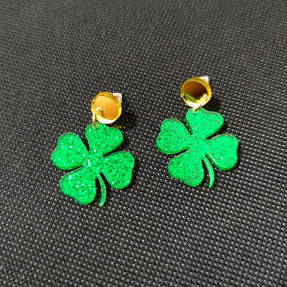 Pendientes de agujero Queen Clover