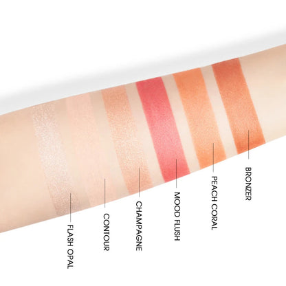 Paleta de coloretes e iluminadores Queen Beautiful