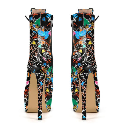 Botas Queen Graffiti