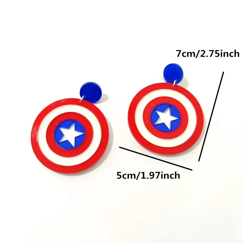 Pendientes de agujero Queen America