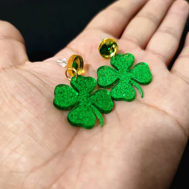 Pendientes de agujero Queen Clover