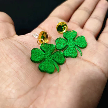 Pendientes de agujero Queen Clover