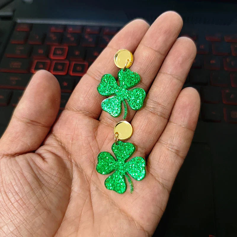 Pendientes de agujero Queen Clover