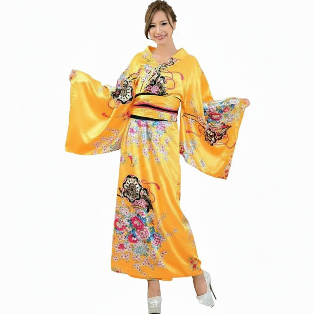 Kimono geisha Queen Kaedé