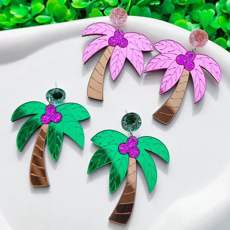 Pendientes de agujero Queen Palm