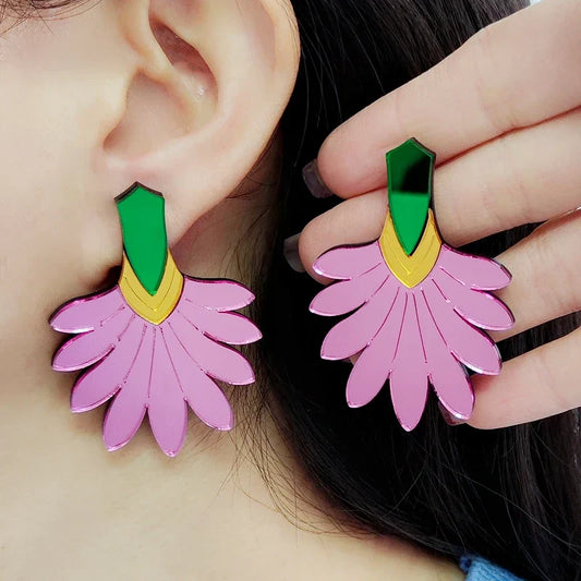 Pendientes de agujero Queen Flowers