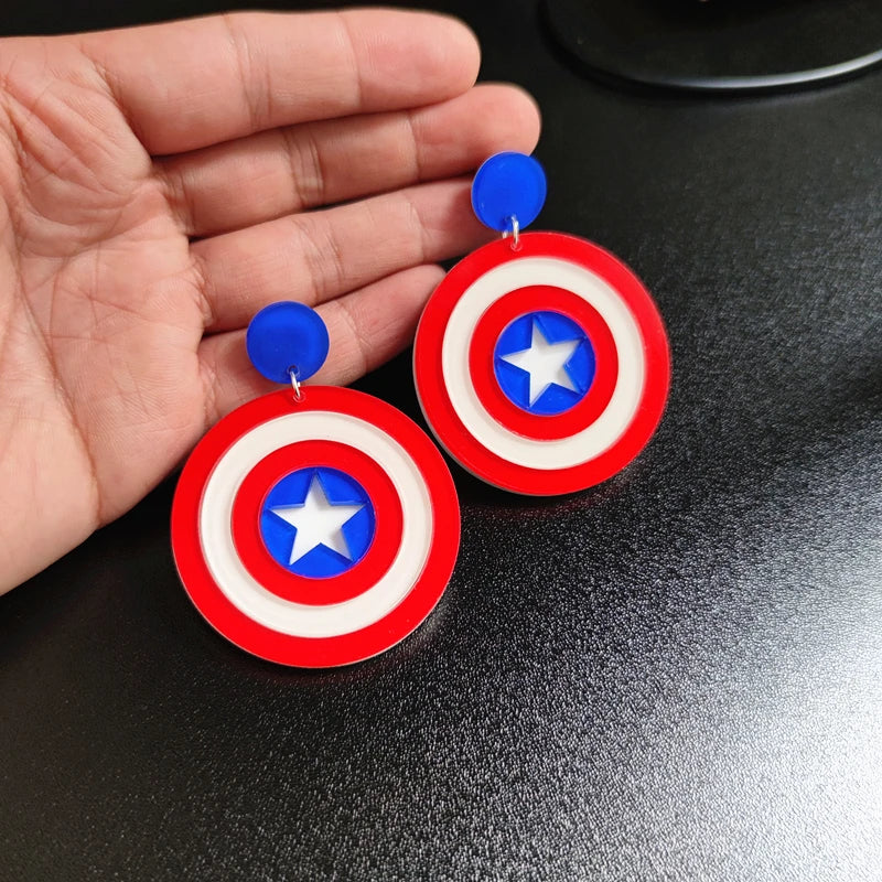 Pendientes de agujero Queen America