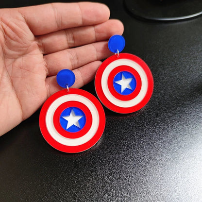 Pendientes de agujero Queen America