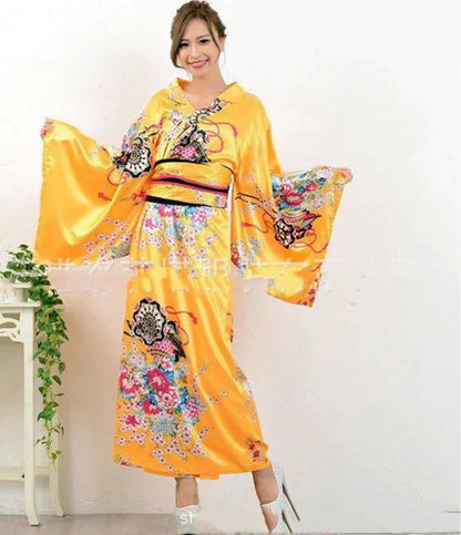 Kimono geisha Queen Kaedé