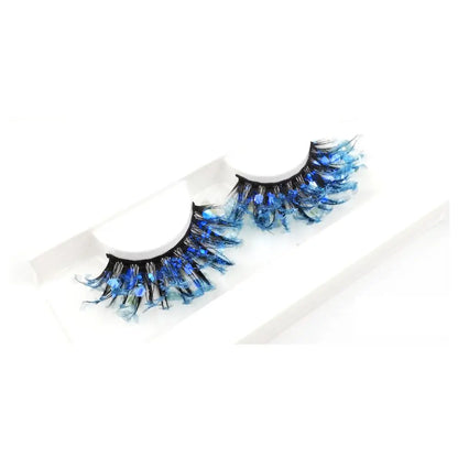 Pestañas postizas Queen Sequins (Azules)