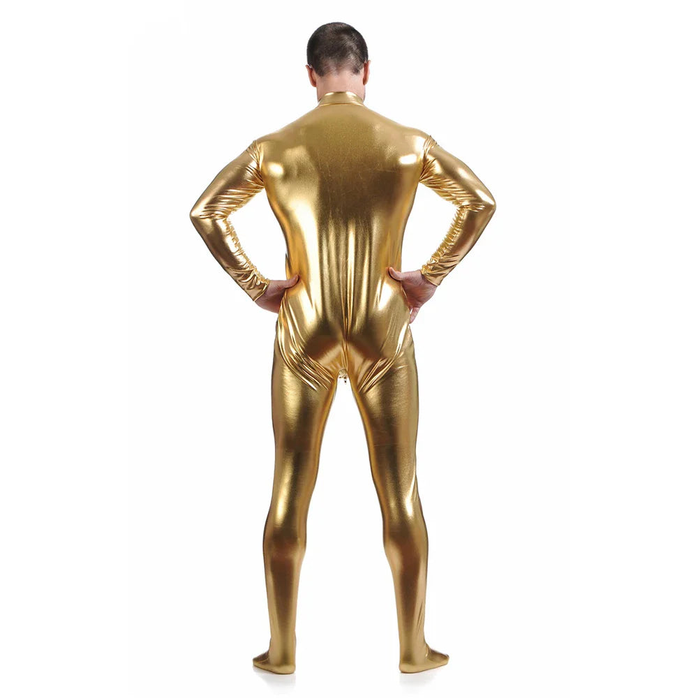 Traje zentai Queen Glitter (Gray)