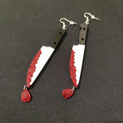 Pendientes de agujero Queen Knives