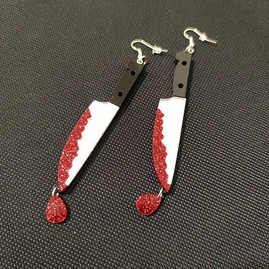 Pendientes de agujero Queen Knives