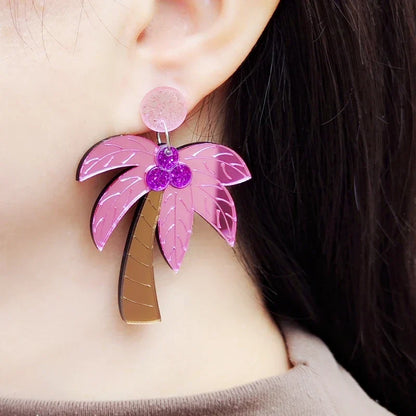 Pendientes de agujero Queen Palm