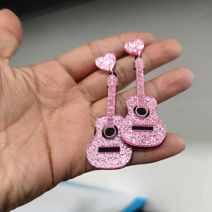 Pendientes de agujero Queen Guitar
