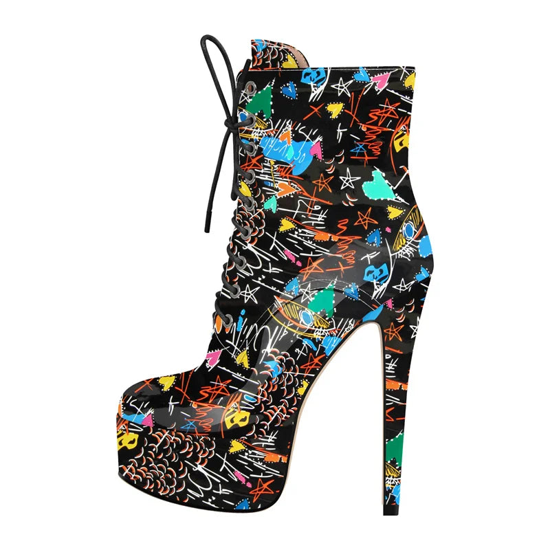 Botas Queen Graffiti
