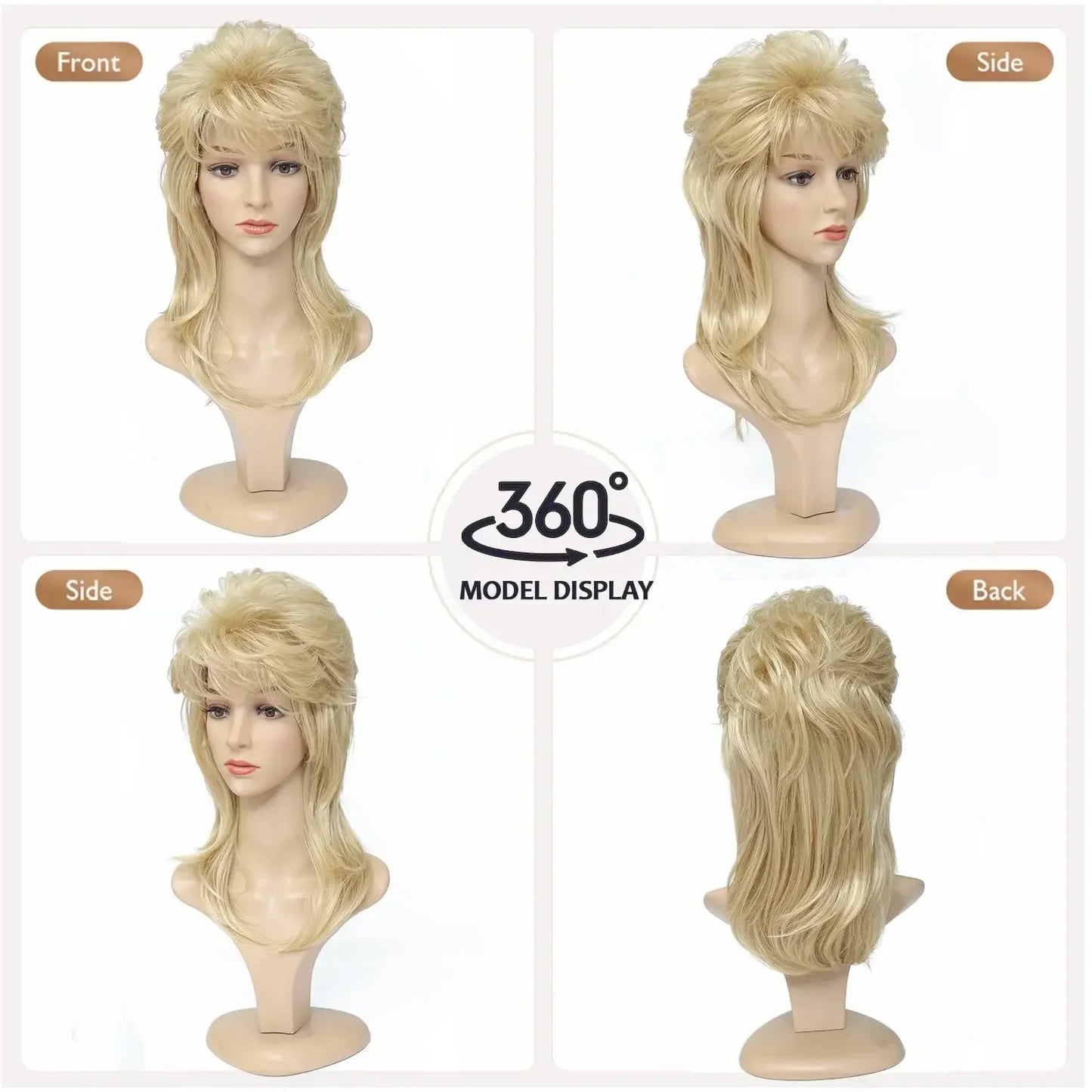 Peluca Queen Dolly (4 Colores)