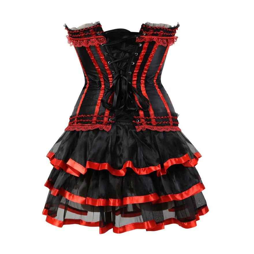 Vestido Corset Drag Timon (Rojo)