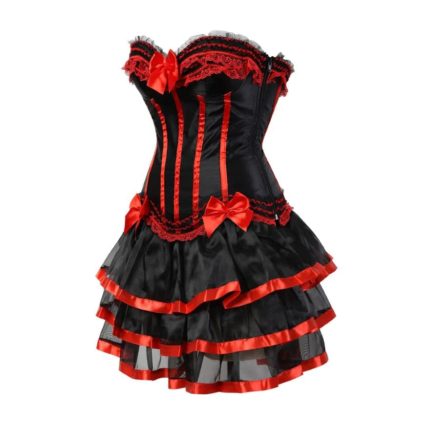 Vestido Corset Drag Timon (Rojo)