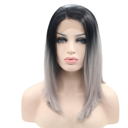 Peluca Queen Noah (Gris con reflejos negros)