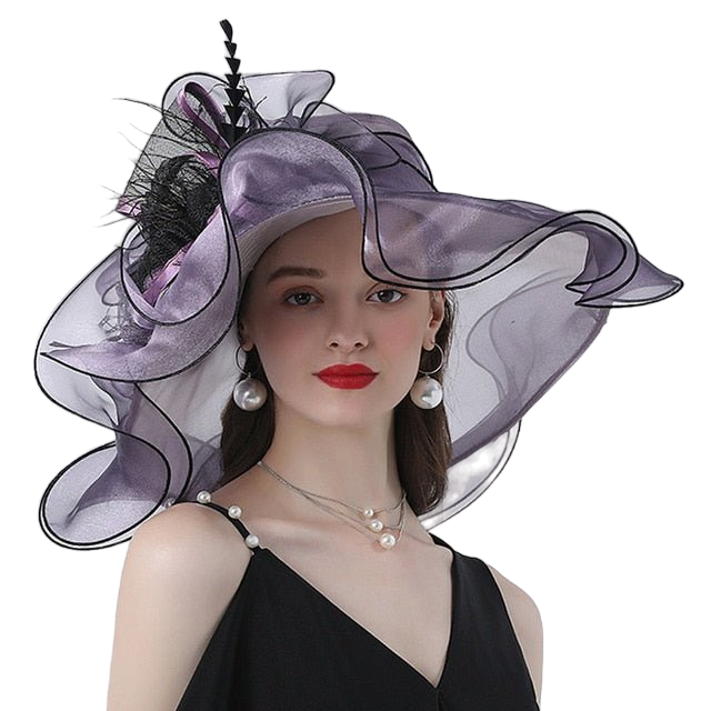 Sombrero Queen Phalominna (Púrpura oscuro)