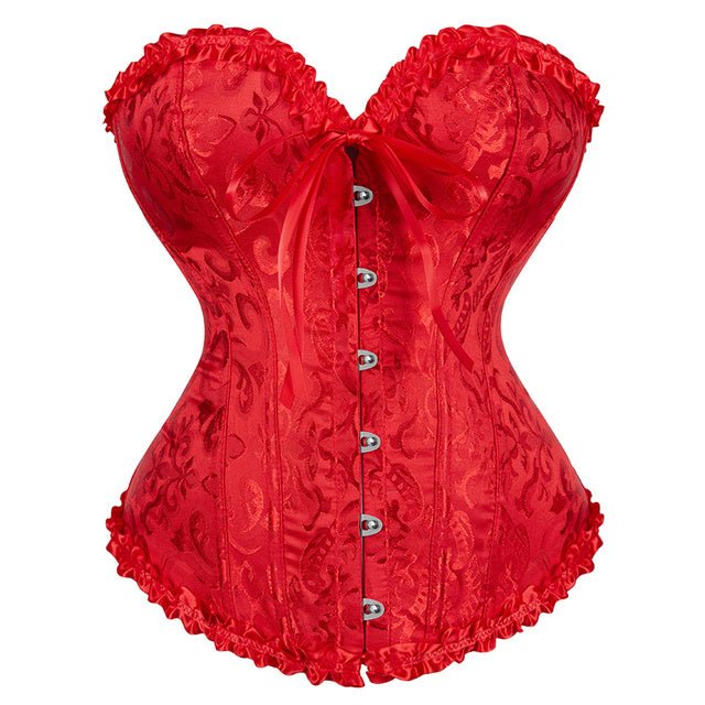 Corset Queen Floryland (Rojo)