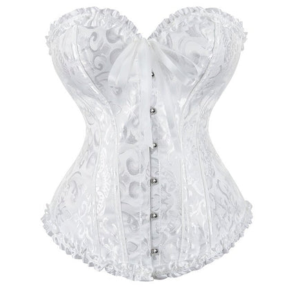 Corset Queen Floryland (Blanco)