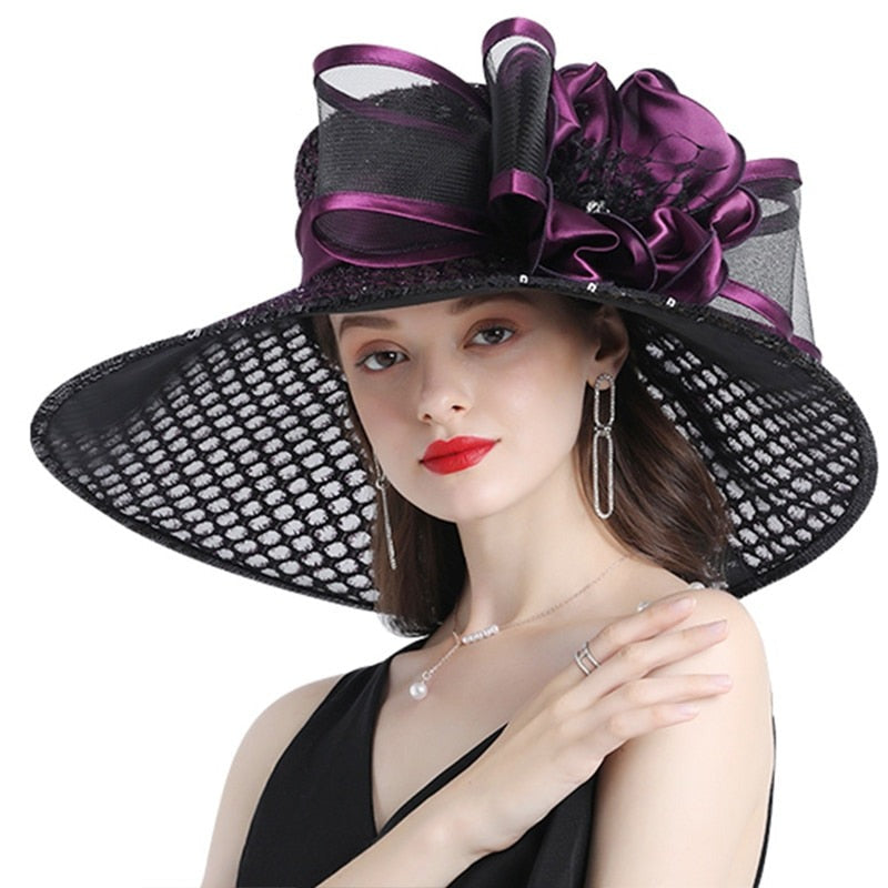 Sombrero Queen Benhamina (Púrpura)