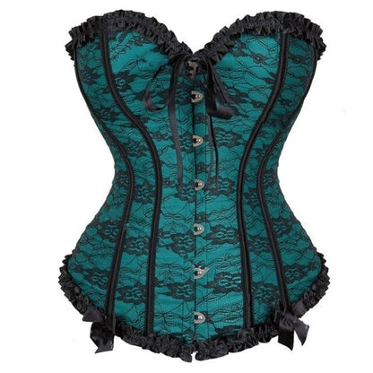 Corset Drag Hurricane (Verde oscuro)