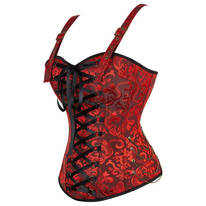 Corset Queen Hawren (Rojo)