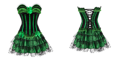 Vestido Corset Drag Michelle (Verde)