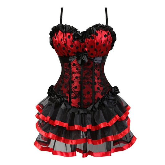 Vestido Corset Drag Mimi (Falda corta)