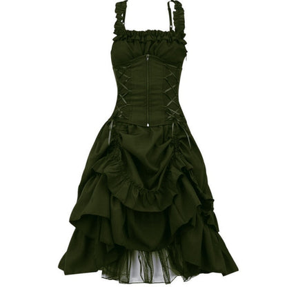 Vestido Vintage Queen Noire (4 Colores)