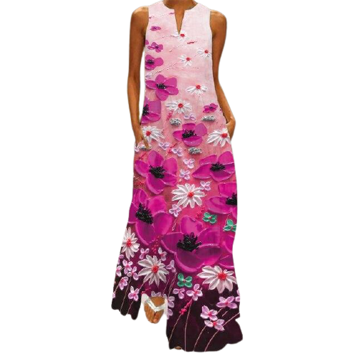 Vestido Drag Flowered