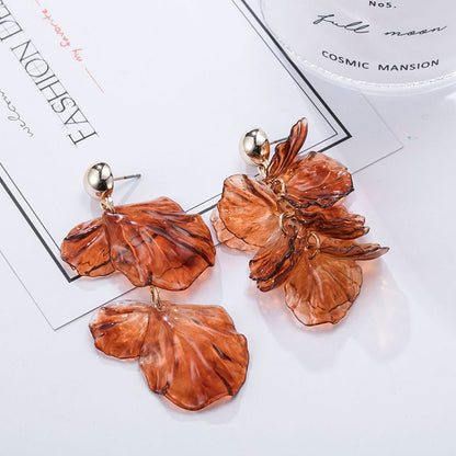 Pendientes de Agujero Drag Amber