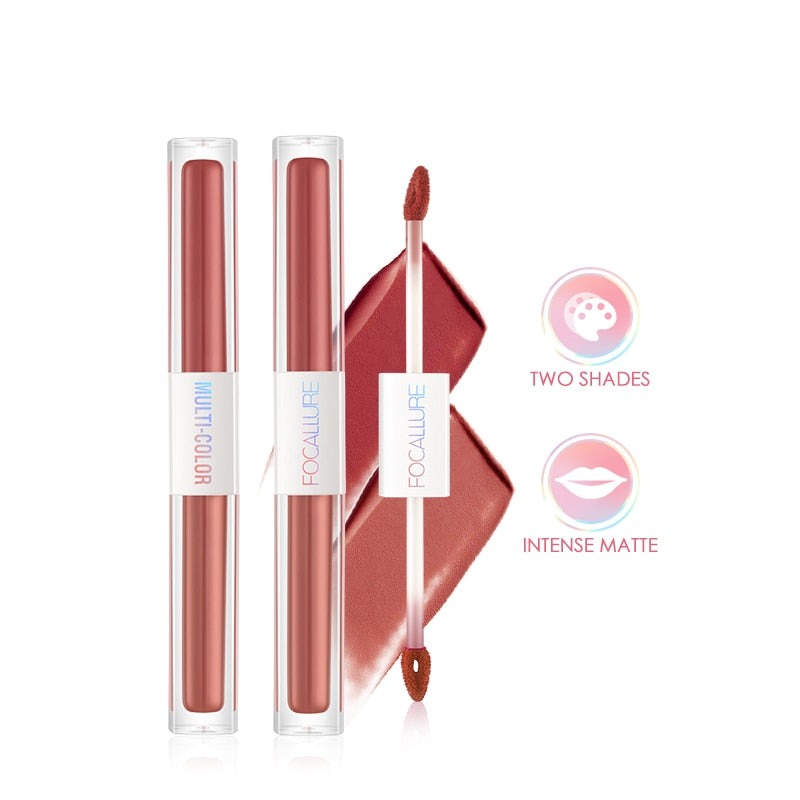 Lip Gloss Profesional Mate 2 en 1 (7 Colores)