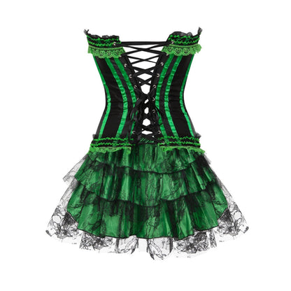 Vestido Corset Drag Michelle (Verde)