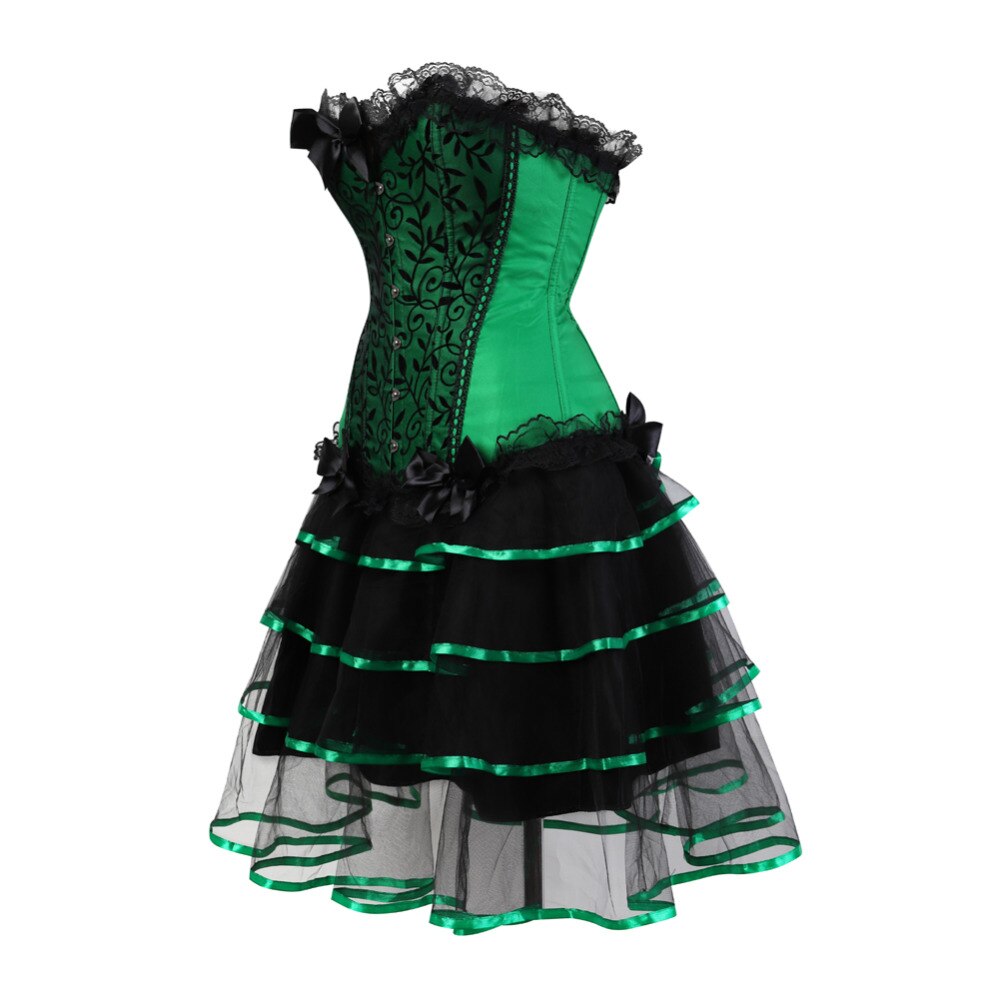 Vestido Corset Drag Houston (Verde o Morado)