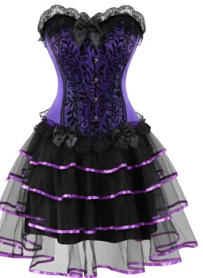 Vestido Corset Drag Houston (Verde o Morado)