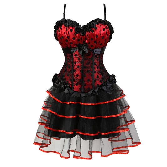 Vestido Corset Drag Mimi (Falda larga)