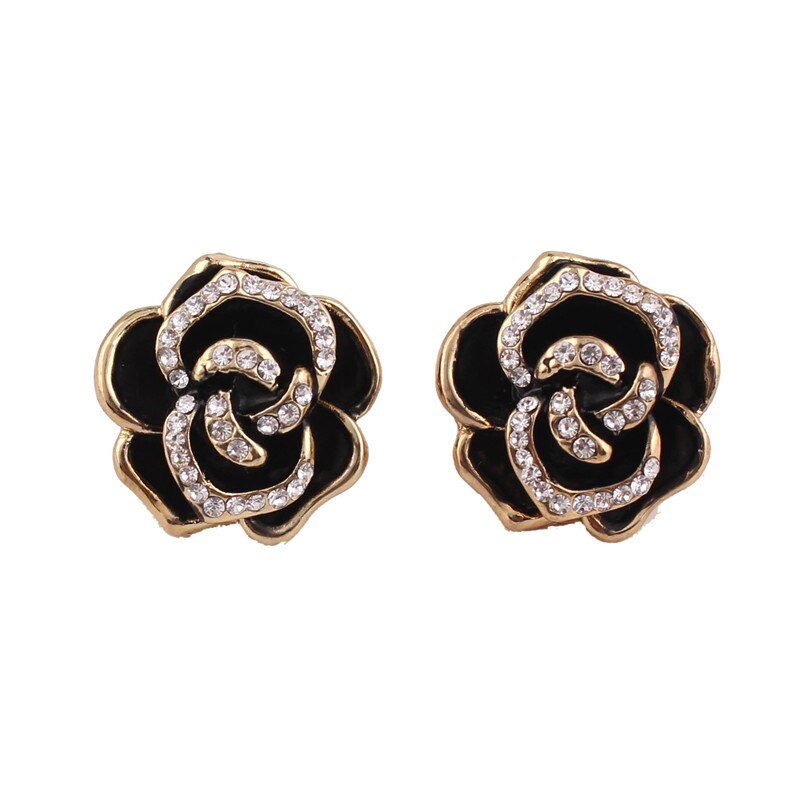 Pendientes de Clip Drag Rose
