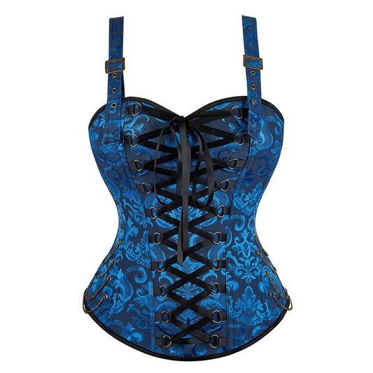 Corset Queen Hawren (Azul)